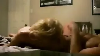 Blonde MILF and Daughter Lesbian Threesome