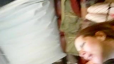 Redhead MILF Gets Pussy Eaten in Amateur Threesome