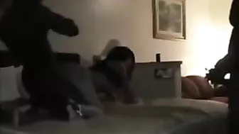 Interracial Thai Wife Loves BBCs in Amateur Homemade Gangbang