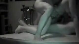 Amateur Brunette Gets Gangbanged in Homemade Threesome #Wife, #3some
