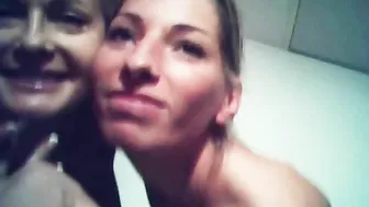 Blonde Girlfriends Share Amateur Threesome with Cumshots and Facials