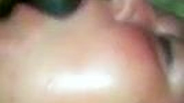 Blonde BBW Wife Cum-Filled Threesome Facial Swallowed by Married MILF