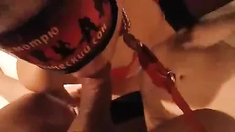 Wife Threesome with Two Cocks and Gangbang