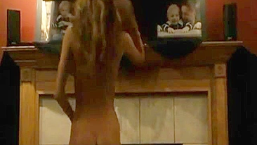 Small-Titted Brunette Gets Gangbanged in Amateur Threesome