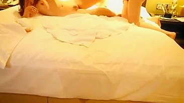 Small Titted Asian Amateur Gets Squirted in Homemade Threesome