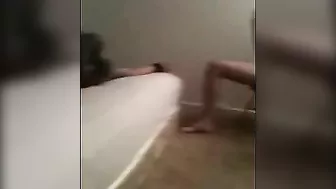 Chubby Amateur Threesome with Big Cock and Black BBC