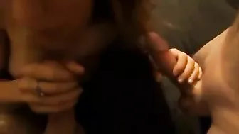 Petite Teens' First Real Threesome, Amateur Gangbang with Skinny Small Tits