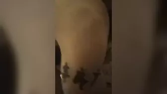 Brunette Threesome Shares His Dick in Homemade Lesbian Group Sex