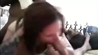 Interracial Gangbang with Swinging MILF Wife and BBC