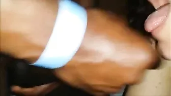 Birthday Surprise! Hot MILF Allowed to Fuck Black BBC in Amateur Gangbang