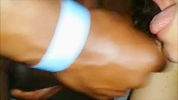 Birthday Surprise! Hot MILF Allowed to Fuck Black BBC in Amateur Gangbang
