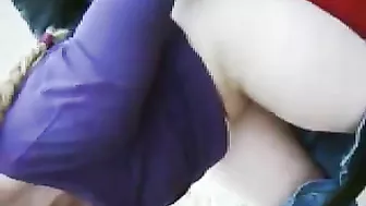 Blonde Amateur Threesome Spitroast on Beach