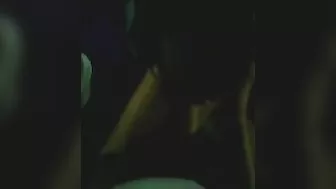 Latina Amateur Blowjob Threesome with Two Dicks and Cum in Mouth