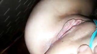 Girl Gangbang with Two Dicks and One Mouth