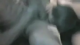 Interracial BBC Bull Fucks Wife in Homemade Threesome with Cuckold Hubby