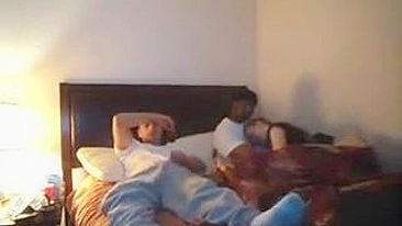 Amateur Black Gangbang Threesome with BBC and Spitroast