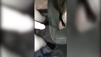 Amateur Lesbian Threesome with Dildos & Cock Sharing