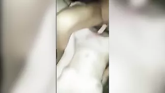 Amateur Lesbian Threesome with Dildos & Cock Sharing