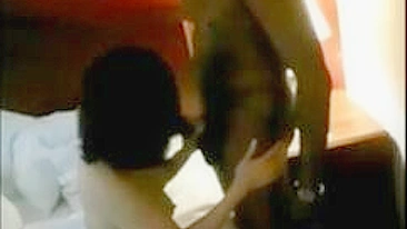 Interracial Cuck Wife Gets BBC Facials in Amateur Homemade Threesome