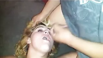 MILF Wife Gets Creamed in Interracial Threesome Facial