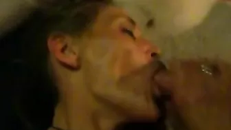 Skinny MILF with Small Tits in Threesome with Swinger Friends