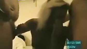 Blonde Wife Vacation Threesome with Cuckold Hubby and Swingers