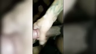 Amateur Threesome Caught on Camera - Raw Group Sex and Cumshots