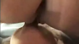 Amateur Milfs' Bisexual Gangbang Threesome