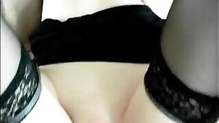 MILF Gets Cum Pussy & Mouth Threesome Swinger Gangbang Amateur