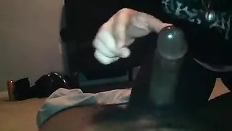 Interracial Threesome with Big Dick and Blowjob