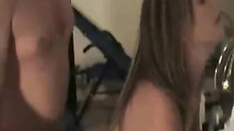 Married Swingers' Homemade DP Threesome with Amateur MILF