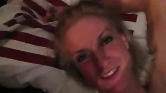 Skinny MILF Swings with Cuckold Hubby & Gangbangs in Homemade Porn