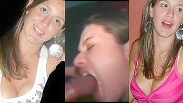 Latina Swingers' Homemade Threesome Cumshot Facial Gangbang