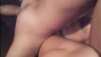 Rough Gangbang with Brunette Slut and Big Ass Amateur Swingers