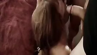 Naughty MILF Wife Wild Threesome with Amateur Swingers