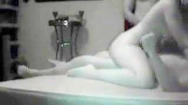 Married MILF Gets Gang-Banged in Home Made Threesome