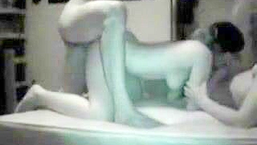 Married MILF Gets Gang-Banged in Home Made Threesome