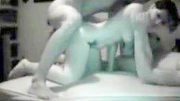 Married MILF Gets Gang-Banged in Home Made Threesome