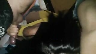 Married MILF Swinger Sucks Two Cocks in Amateur Homemade Threesome