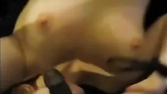 Interracial Swingers' Wife Gets Gang-Banged in Homemade Threesome