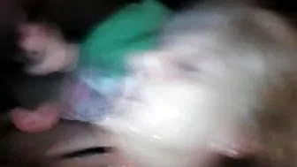 MILF Wife Wild Gangbang Orgy with Multiple Facials and Cum in Mouth