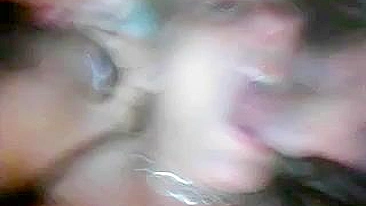 MILF Wife Wild Gangbang Orgy with Multiple Facials and Cum in Mouth