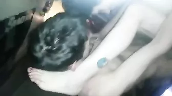 Amateur Brunette Swinger Gets Loud Moans in Thrilling 3Sum Gangbang