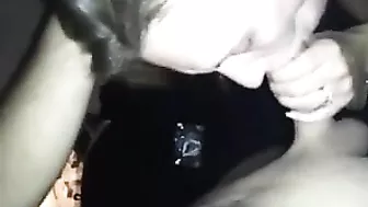 Married Swinger Wife Cum-Filled Gangbang Threesome