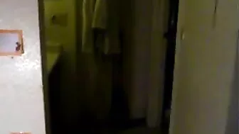 Brunette Amateur Threesome with Cuckold Hubby & His Friend