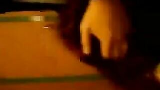 College Brunette Gets Gangbanged Hard in Homemade Threesome