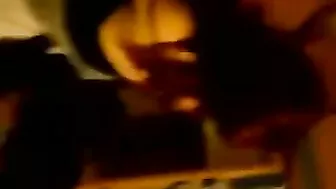 College Brunette Gets Gangbanged Hard in Homemade Threesome