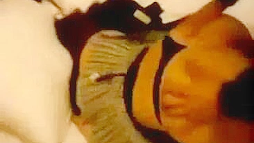 College Brunette Gets Gangbanged Hard in Homemade Threesome