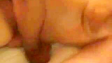 College Chubby Teen Gets Gangbanged in Homemade Threesome with Natural Big Tits