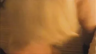 Blonde MILF Gets Double Cumshot in Amateur Threesome with Hubby and Swinger Wife